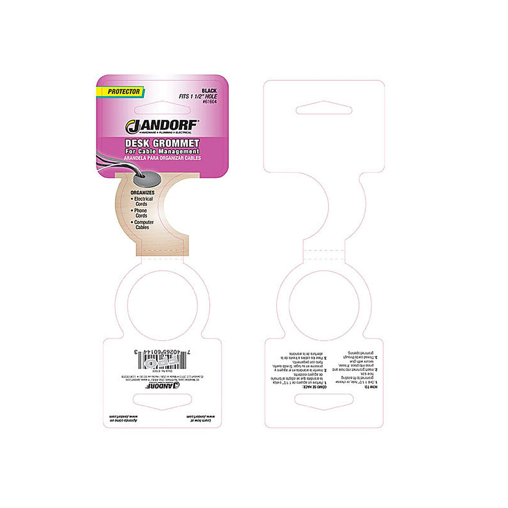Jandorf - 61604 - 1-1/2 in. Computer Grommet - 1/Pack