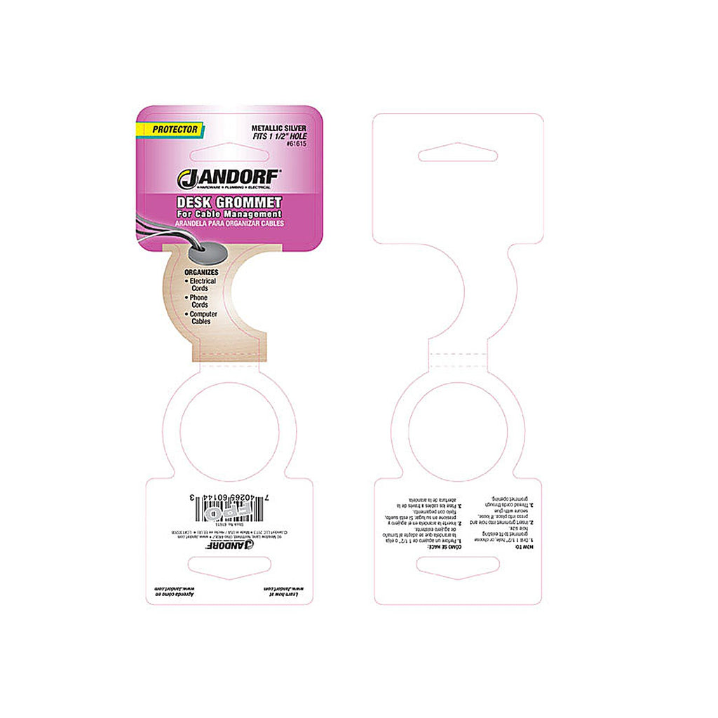 Jandorf - 61615 - 1-1/2 in. Computer Grommet 1 pk