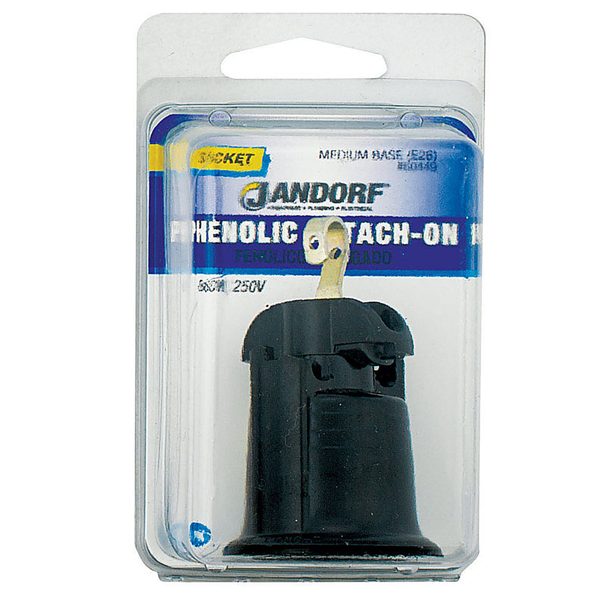 Jandorf - 60449 - Phenolic Medium Base Attach On Socket 1 pk