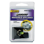 Jandorf - 61004 - 6 amps Single Pole Rotary Appliance Switch Black - 1/Pack