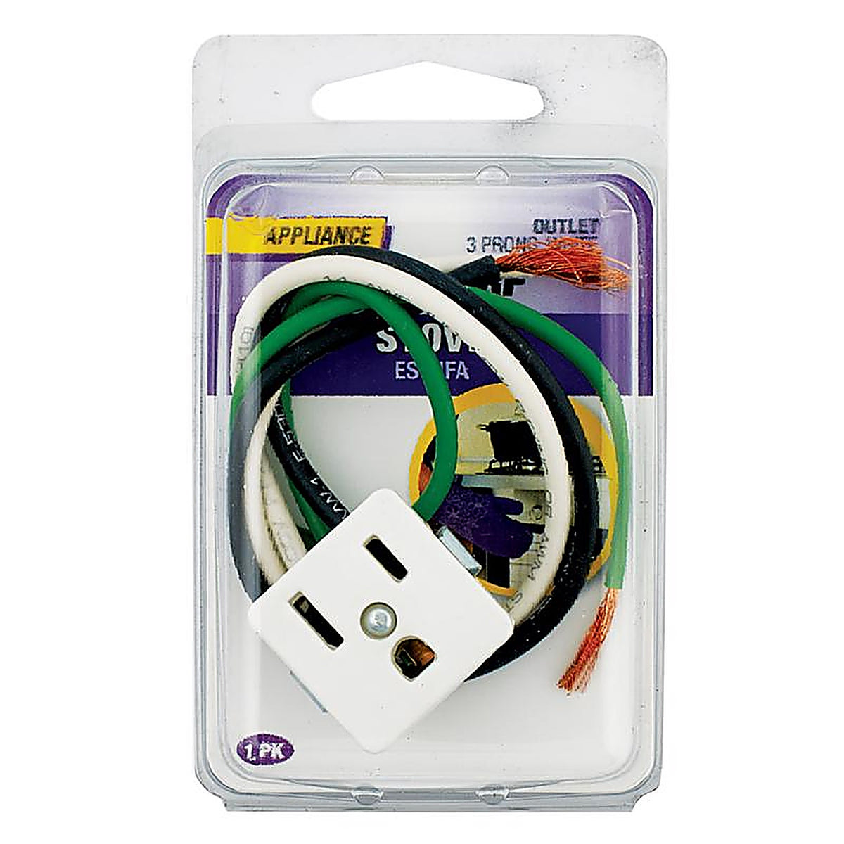 Jandorf - 61017 - 15 amps 125 volt White Outlet - 1/Pack