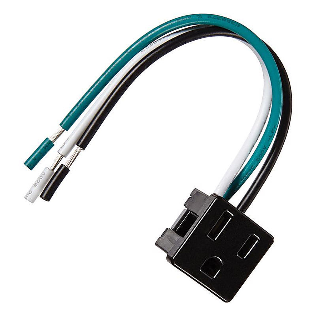 Jandorf - 61016 - 15 amps 125 volt Black Outlet - 1/Pack