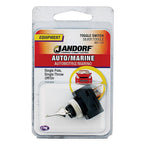 Jandorf - 61109 - 20 amps Single Pole Toggle Automotive/Marine Switch Black/Silver - 1/Pack