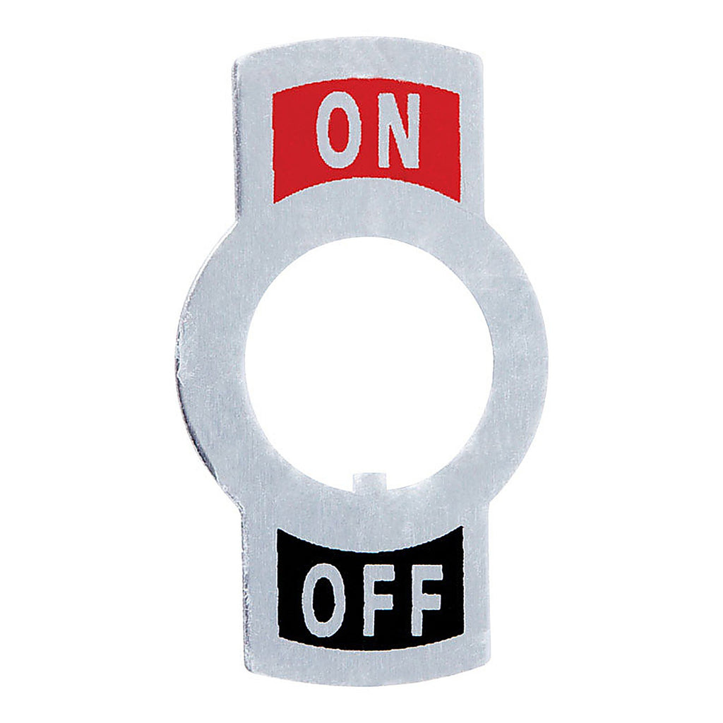 Jandorf - 61156 - Black/Gray/Red Aluminum Toggle Switch Plate - 5/Pack
