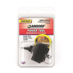 Jandorf - 61148 - 20 amps Single Pole Toggle Power Tool Switch Black - 1/Pack
