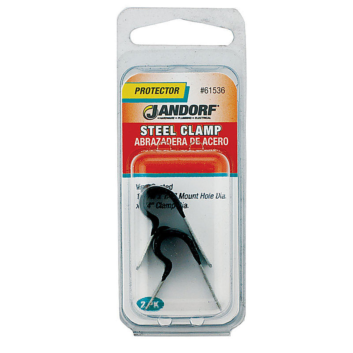 Jandorf - 61536 - 1/4 in. Dia. Steel Clamp - 2/Pack