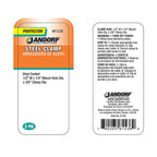 Jandorf - 61538 - 3/8 in. Dia. Steel Clamp - 2/Pack