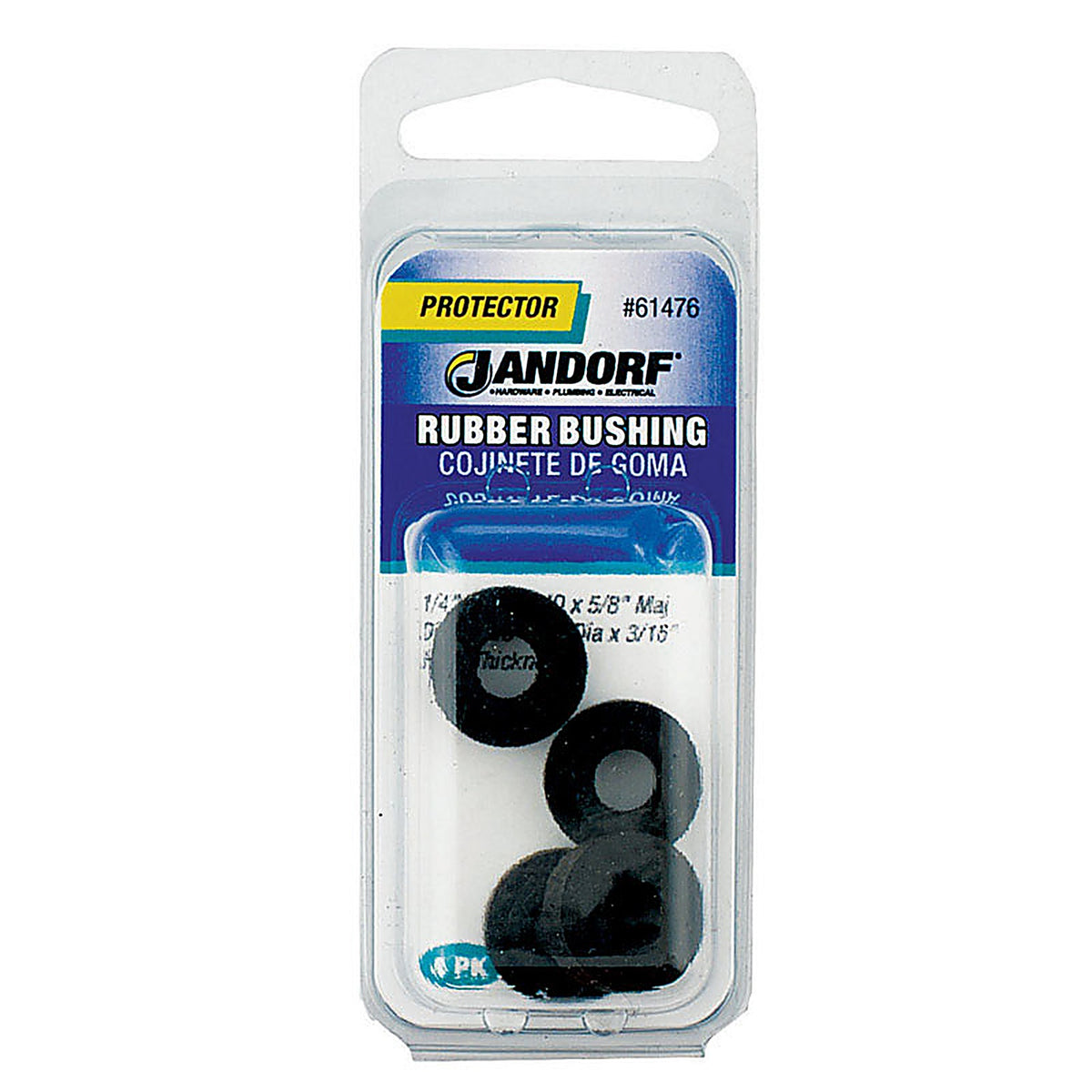 Jandorf - 61476 - 7/16 in. Rubber Bushing - 5/Pack