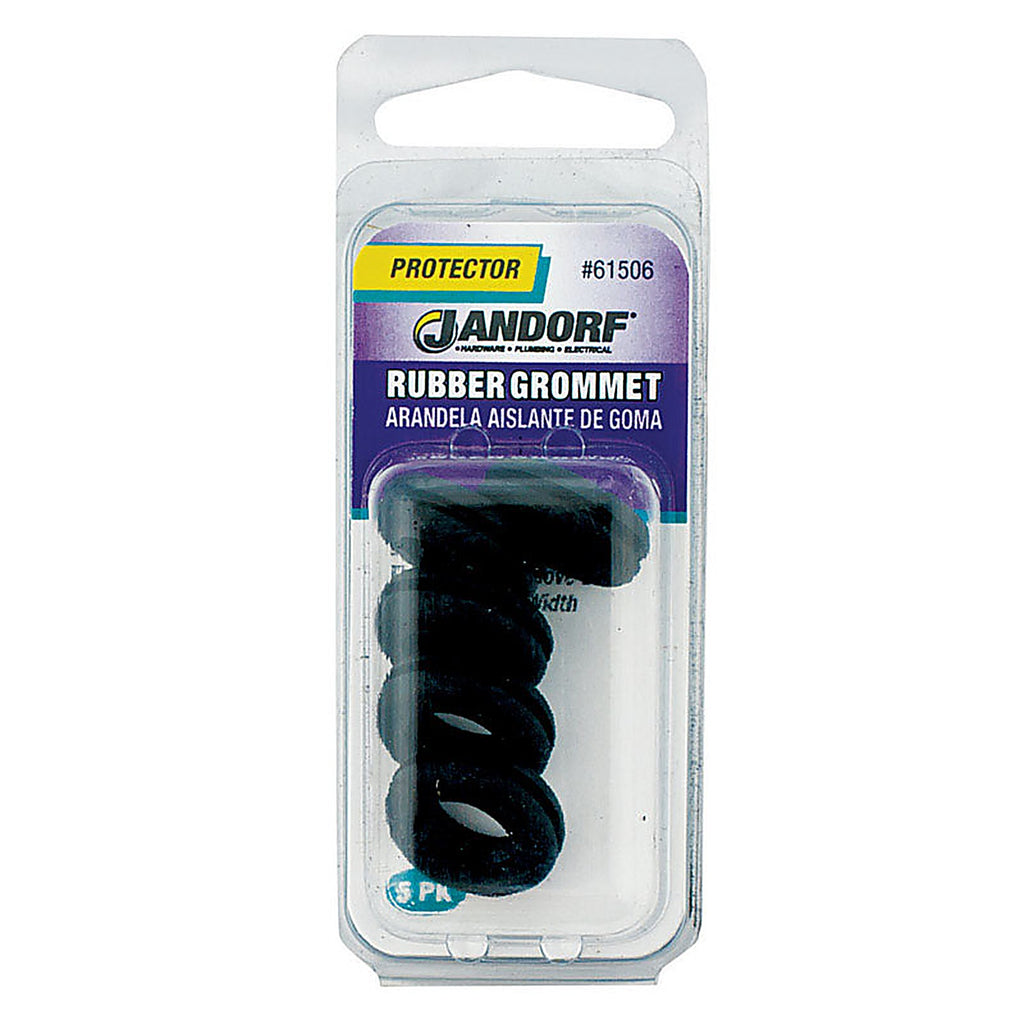 Jandorf - 61506 - 3/4 in. Dia. Rubber Grommet - 5/Pack