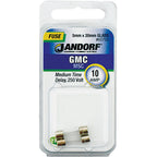 Jandorf - 60700 - GMC 10 amps Medium Time Delay Fuse - 2/Pack