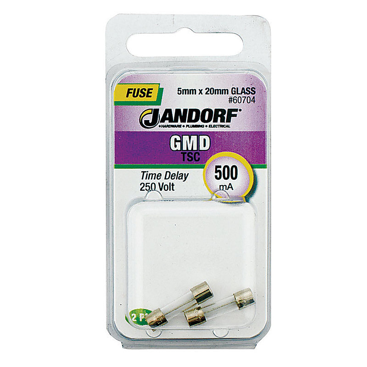 Jandorf - 60704 - GMD 500 amps Time Delay Fuse - 2/Pack