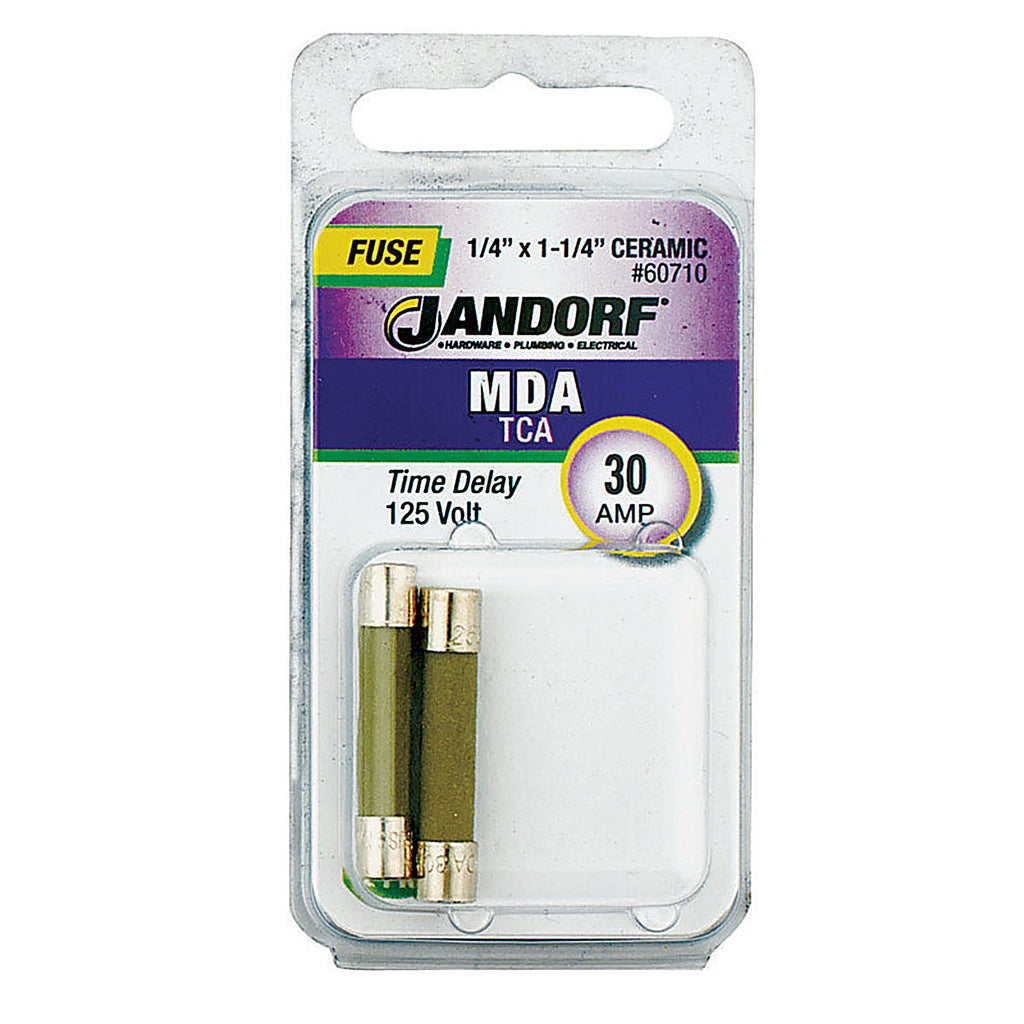 Jandorf - 60710 - MDA 30 amps Time Delay Fuse - 2/Pack