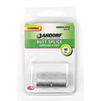 Jandorf - 60760 - 2/0 Ga. Uninsulated Wire Terminal Butt Splice Silver - 1/Pack