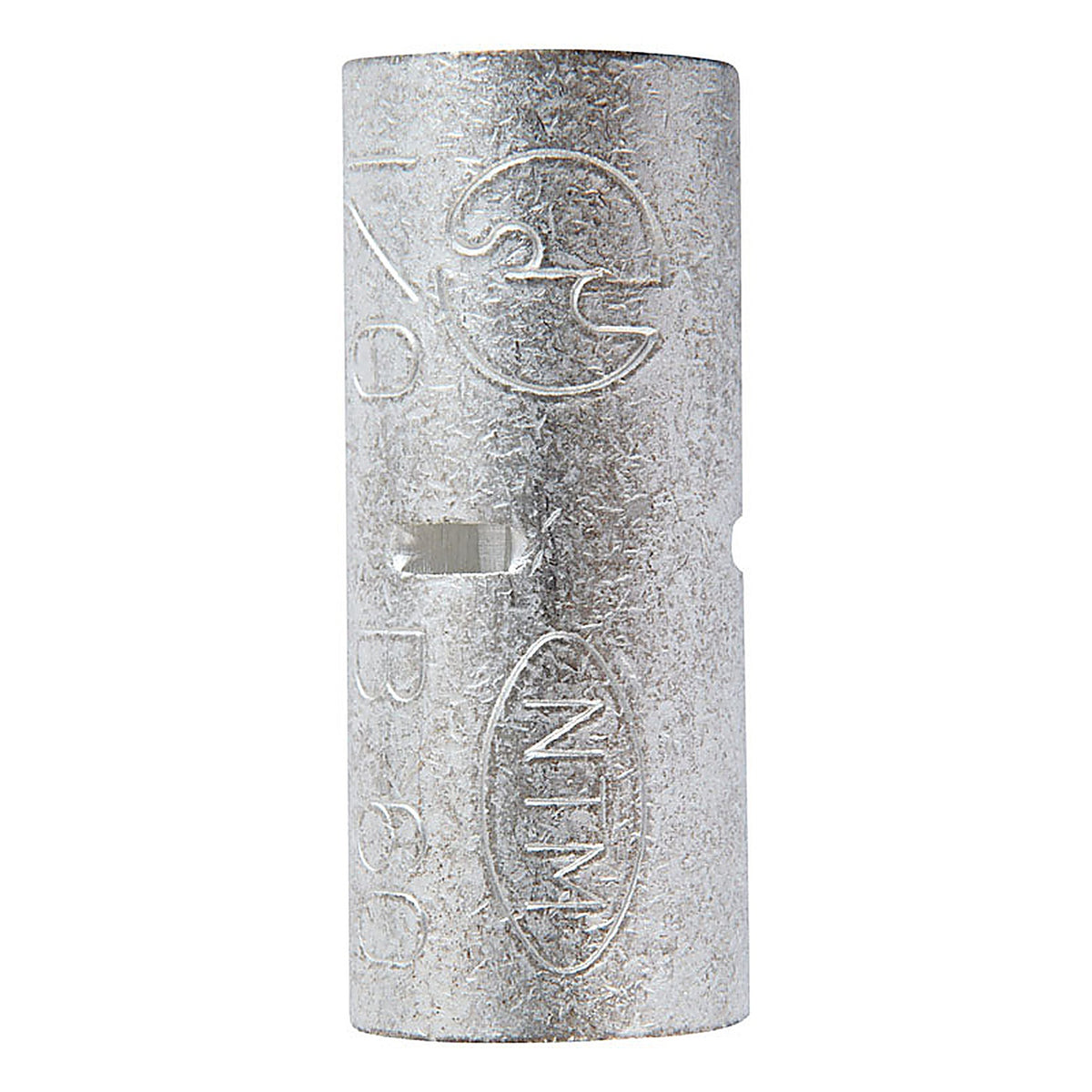 Jandorf - 60761 - 1/0 Ga. Uninsulated Wire Terminal Butt Splice Silver - 1/Pack