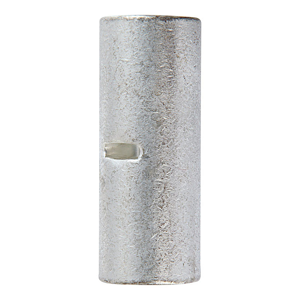 Jandorf - 60763 - 4 Ga. Uninsulated Wire Terminal Butt Splice Silver - 2/Pack