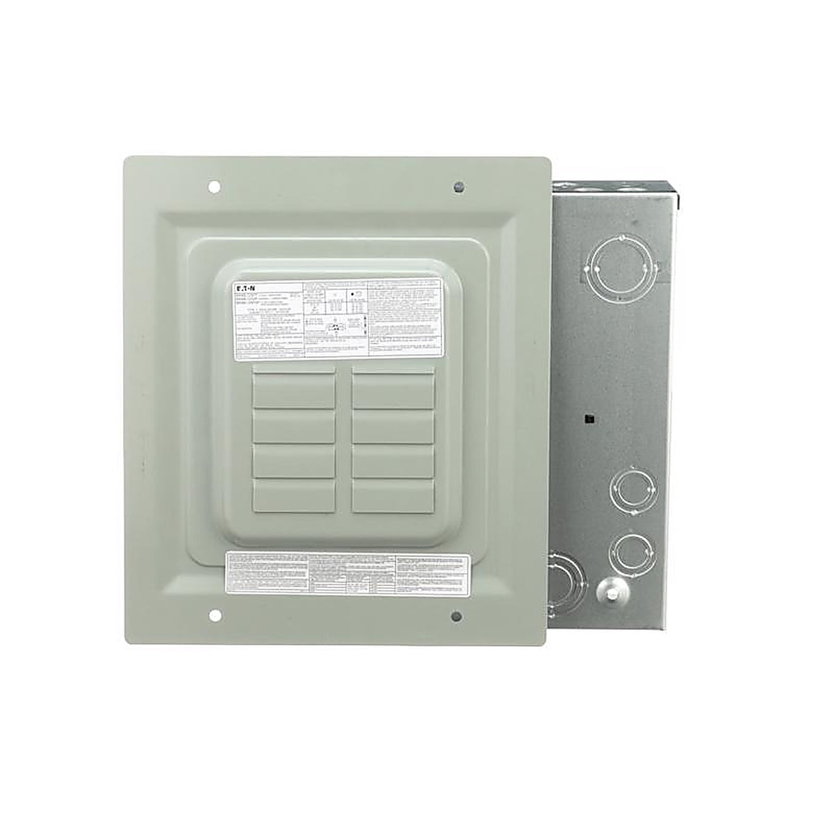 Eaton - BR48L125FP - 125 amps 120/240 V 4 space 8 circuits Flush Mount Main Lug Load Center