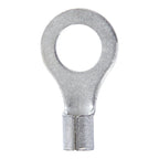 Jandorf - 60838 - 12-10 Ga. Uninsulated Wire Terminal Ring Silver - 5/Pack