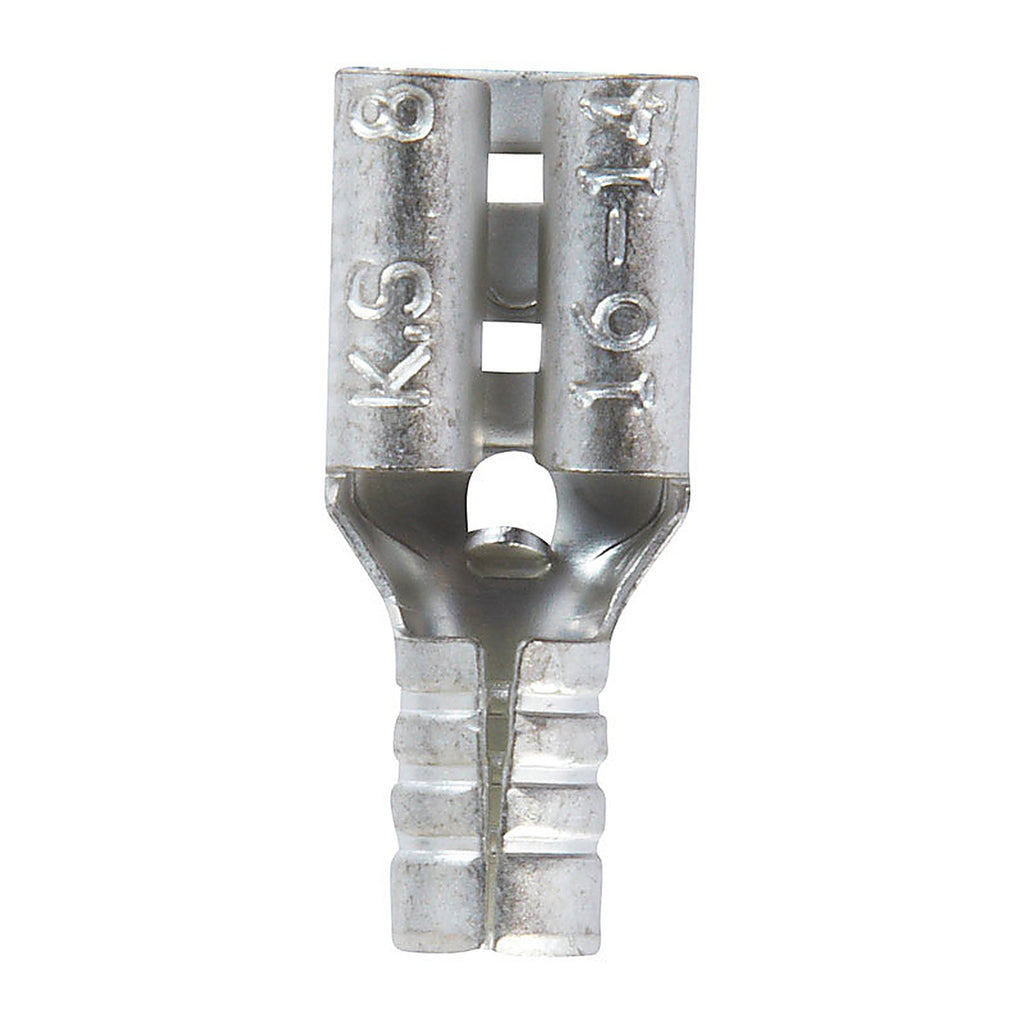 Jandorf - 60870 - 16-14 Ga. Uninsulated Wire Female Disconnect Silver - 5/Pack