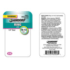 Jandorf - 60908 - 16-14 Ga. Insulated Wire Terminal Ring Blue - 5/Pack