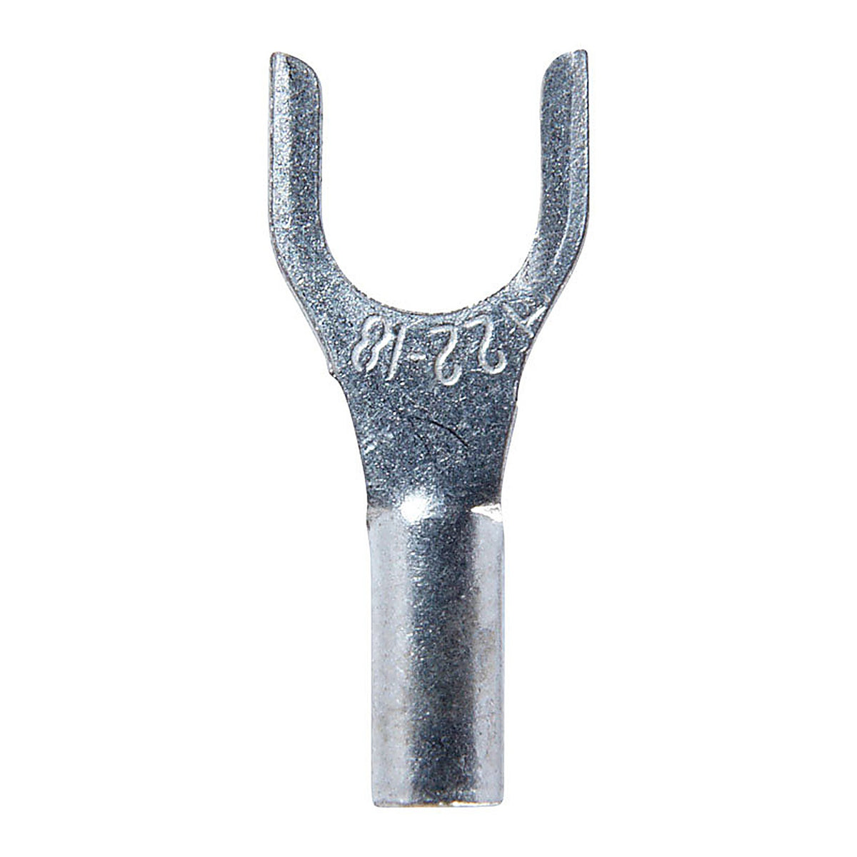 Jandorf - 60982 - 22-18 Ga. Uninsulated Wire Terminal Spade Silver - 5/Pack