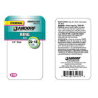 Jandorf - 60970 - 22-18 Ga. Uninsulated Wire Terminal Ring Silver - 5/Pack