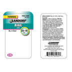 Jandorf - 60964 - 22-18 Ga. Insulated Wire Terminal Ring Silver - 5/Pack