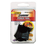 Jandorf - 61124 - 20 amps Double Pole Rocker Power Tool Switch Black - 1/Pack