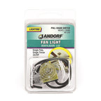 Jandorf - 61208 - 6 amps Single Pole Pull Chain Appliance Switch Brass - 1/Pack
