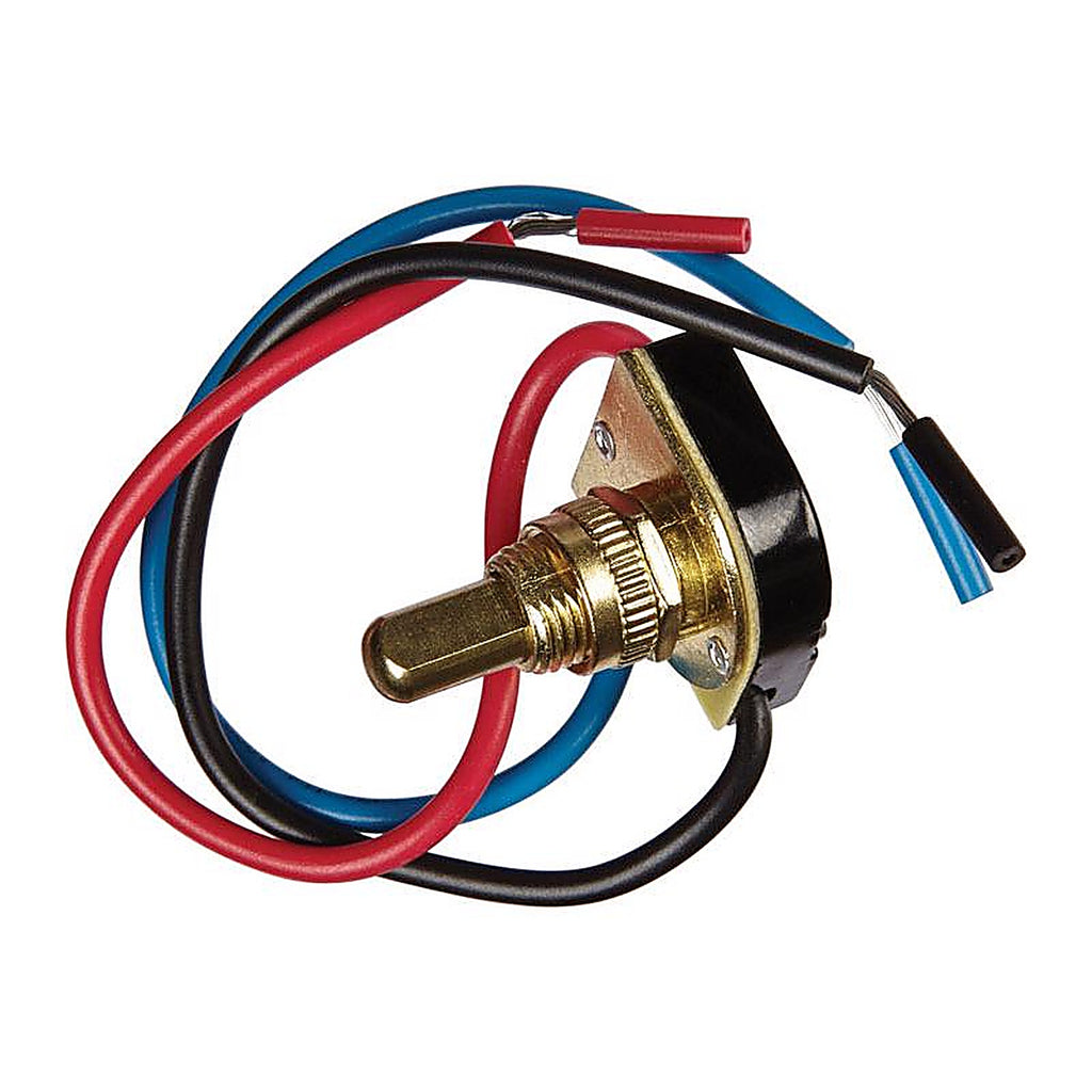 Jandorf - 61213 - 6 amps Single Pole or 3-way Push Button Appliance Switch Brass - 1/Pack