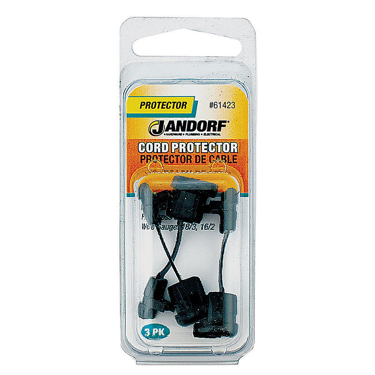 Jandorf - 61423 - 0.5 in. L Cord Protector - 3/Pack