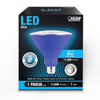 Feit Electric - PAR38B10KLEDBX - PAR38 E26 (Medium) LED Bulb Blue 40 W 1 pk