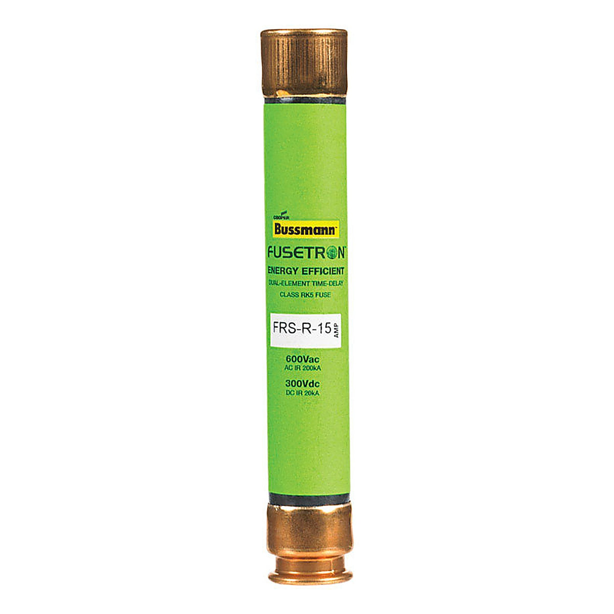 Bussmann - BP/FRS-R-15 - 15 amps Dual Element Time Delay Fuse 1 pk