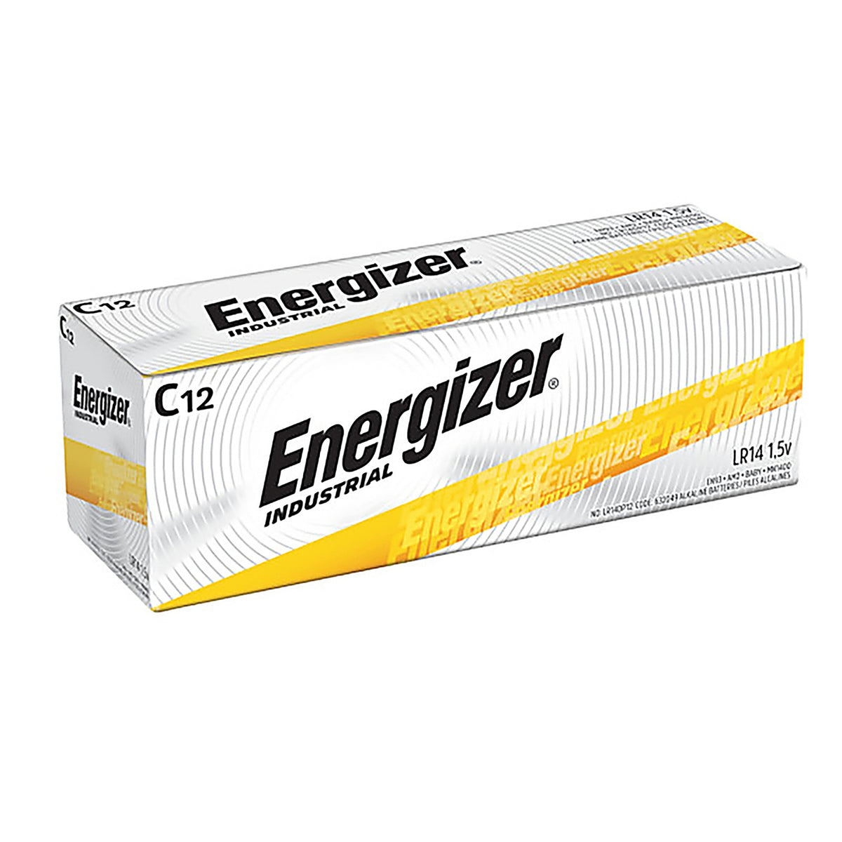 Energizer - EN93 - Industrial C Alkaline Batteries 12 pk Boxed