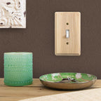 Amerelle - 401TTT - Contemporary Unfinished Beige 3 gang Wood Toggle Wall Plate 1 pk