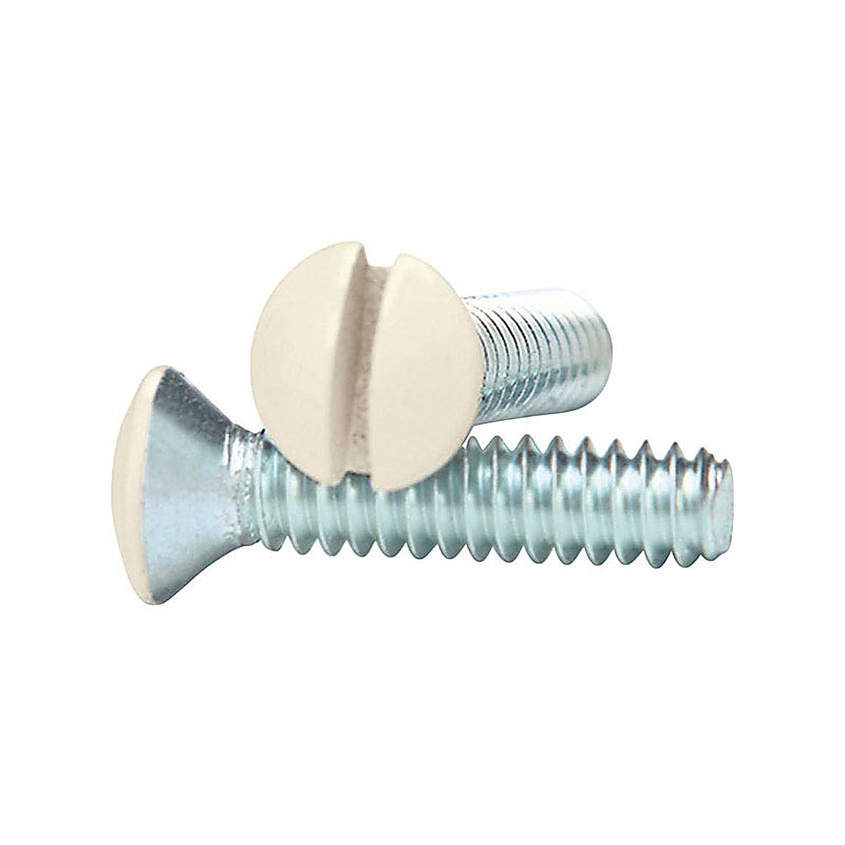 Amerelle - PSIV - Ivory Steel Wall Plate Screws - 10/Pack