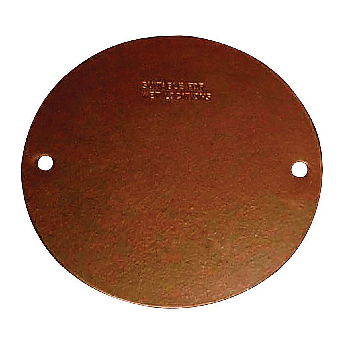 Sigma Electric - 14241BR - Round Steel Flat Box Cover For Wet Locations