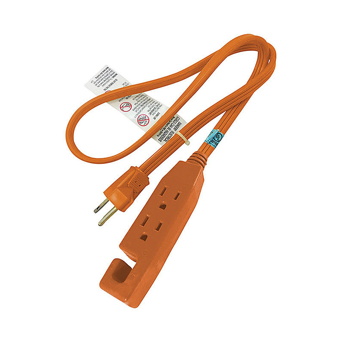Projex - 1IP-001-003 - Indoor 3 ft. L Orange Triple Outlet Cord