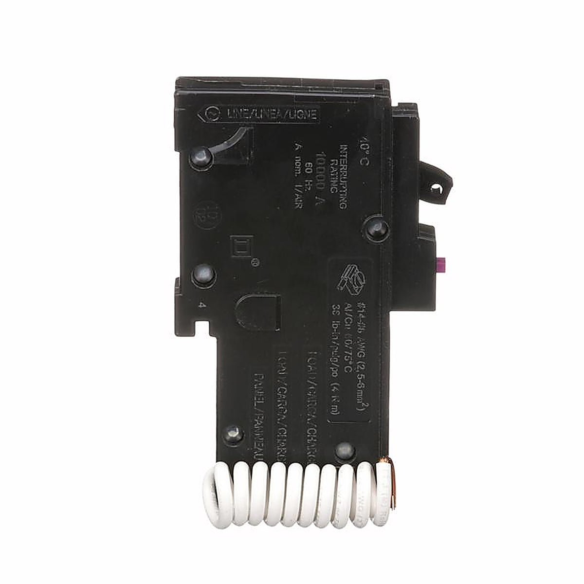 Square D - HOM115DFC - HomeLine 15 amps Arc Fault/Ground Fault Single Pole Circuit Breaker