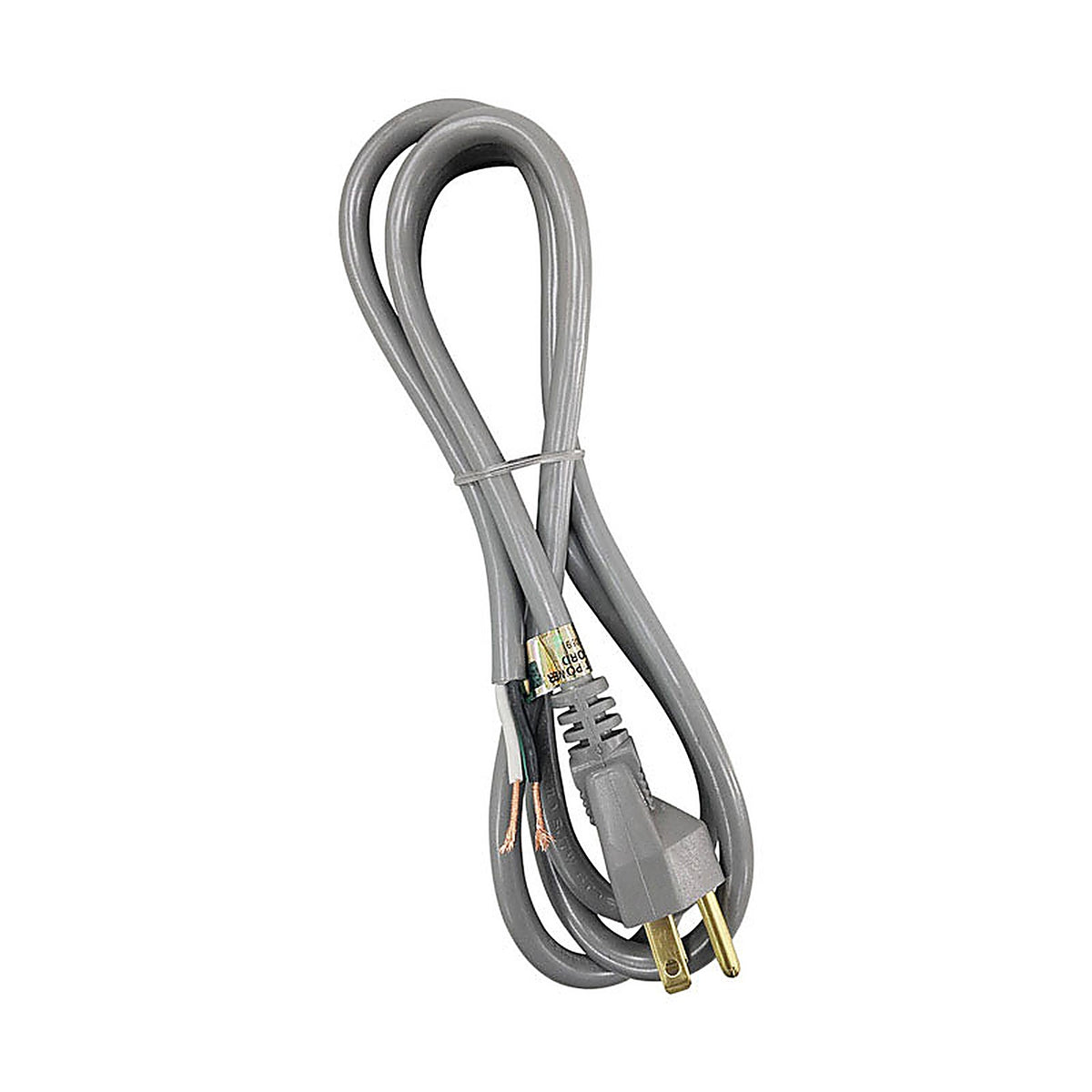 Projex - 1PS-003-006FGYP - 16/3 125 V 6 ft. L Appliance Cord