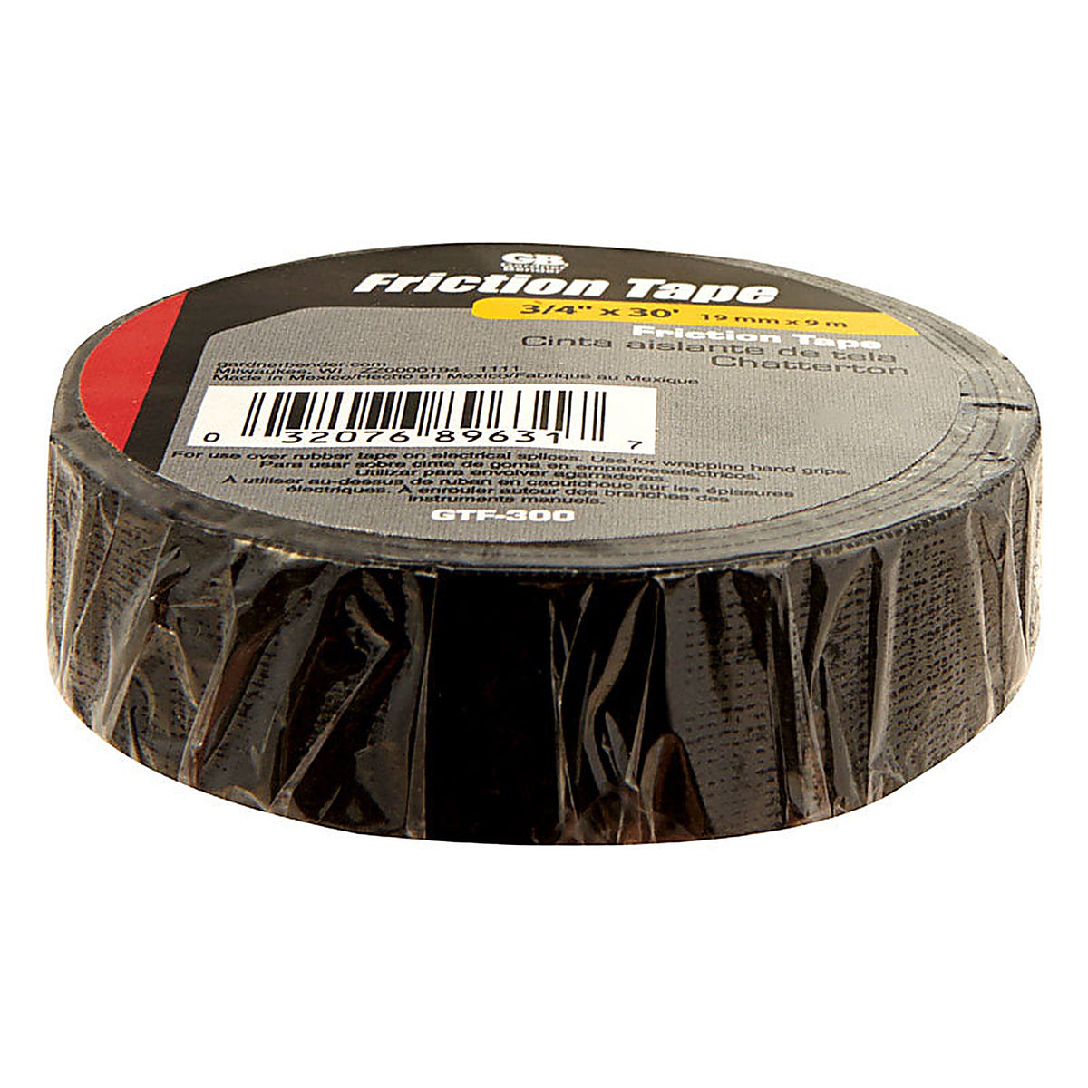Gardner Bender - GTF-300N - 3/4 in. W x 30 ft. L Black Friction Tape