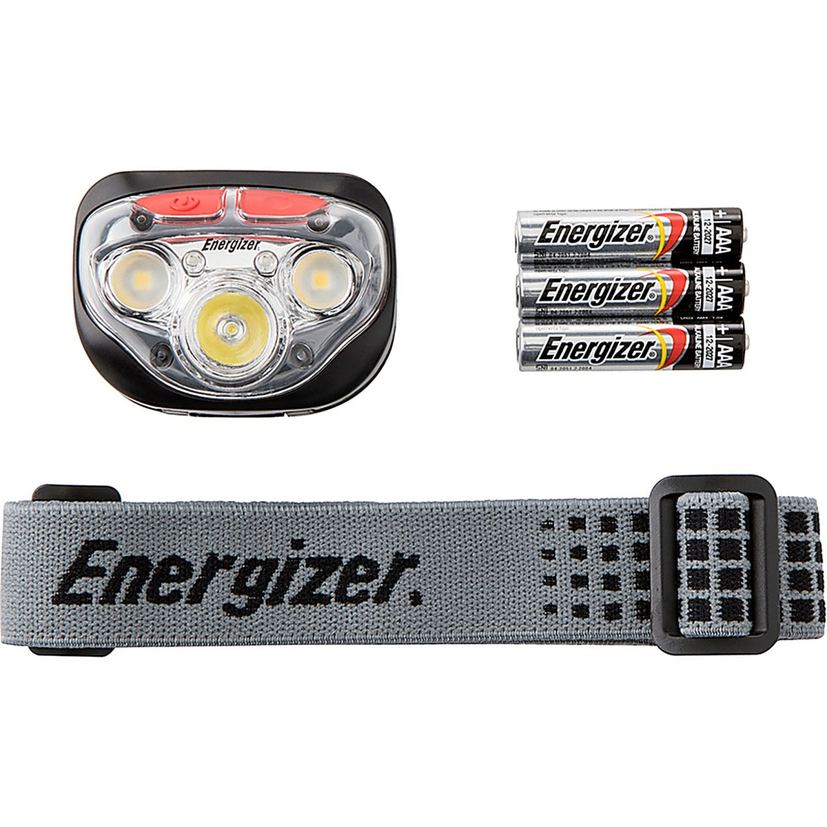 Energizer - HDD32E - Vision HD + 400 lm Gray LED Headlight AAA Battery