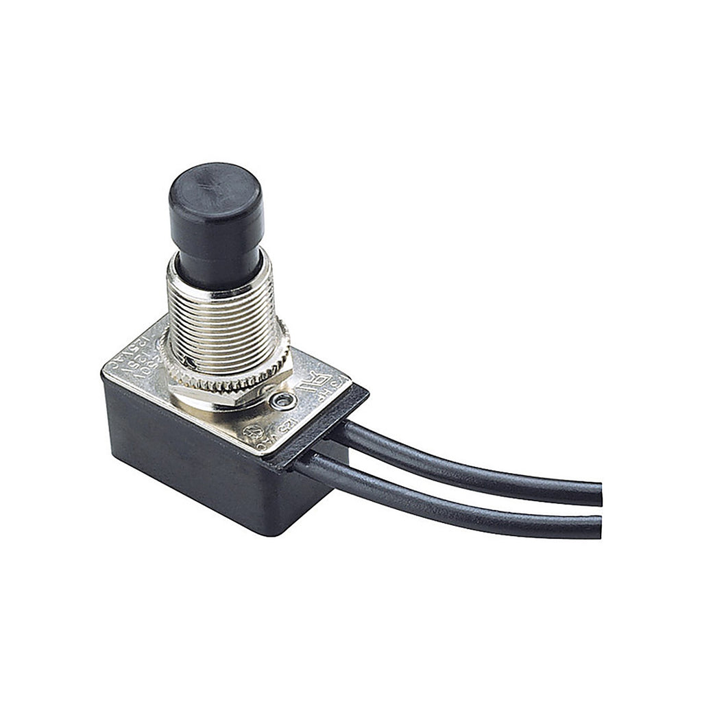 Gardner Bender - GSW-21 - Push Button Switch Black - 1/Pack