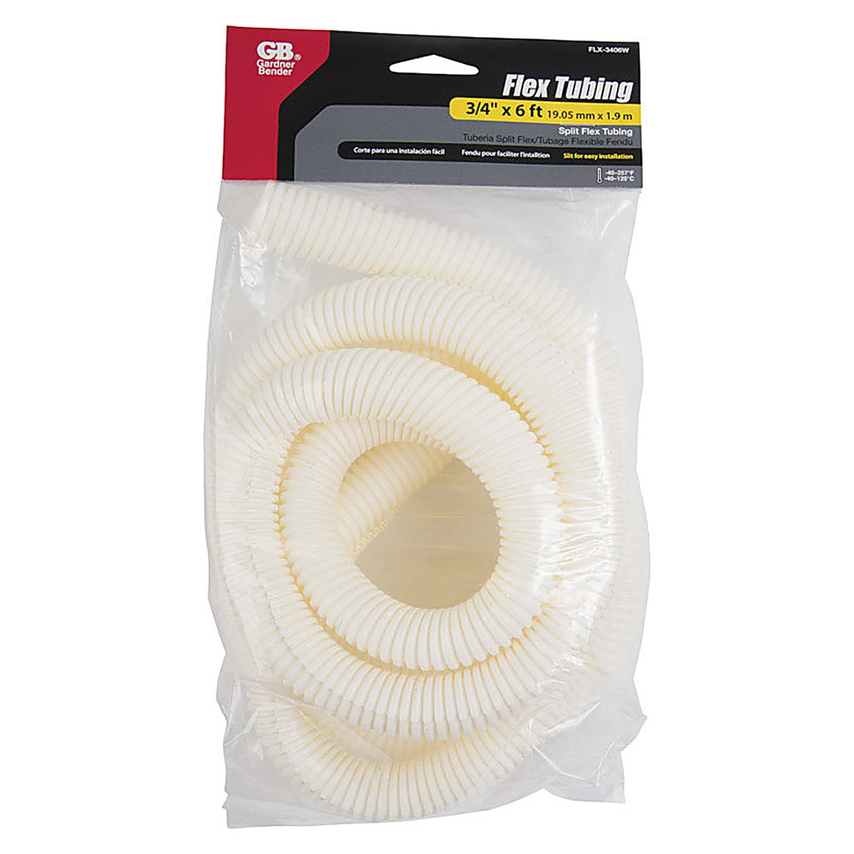 Gardner Bender - FLX-3406W - 72 in. L White Polyethylene Flex Tube