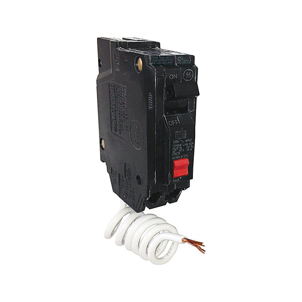 GE - THQL1115GFTP - 15 amps Ground Fault Single Pole Circuit Breaker w/Self Test