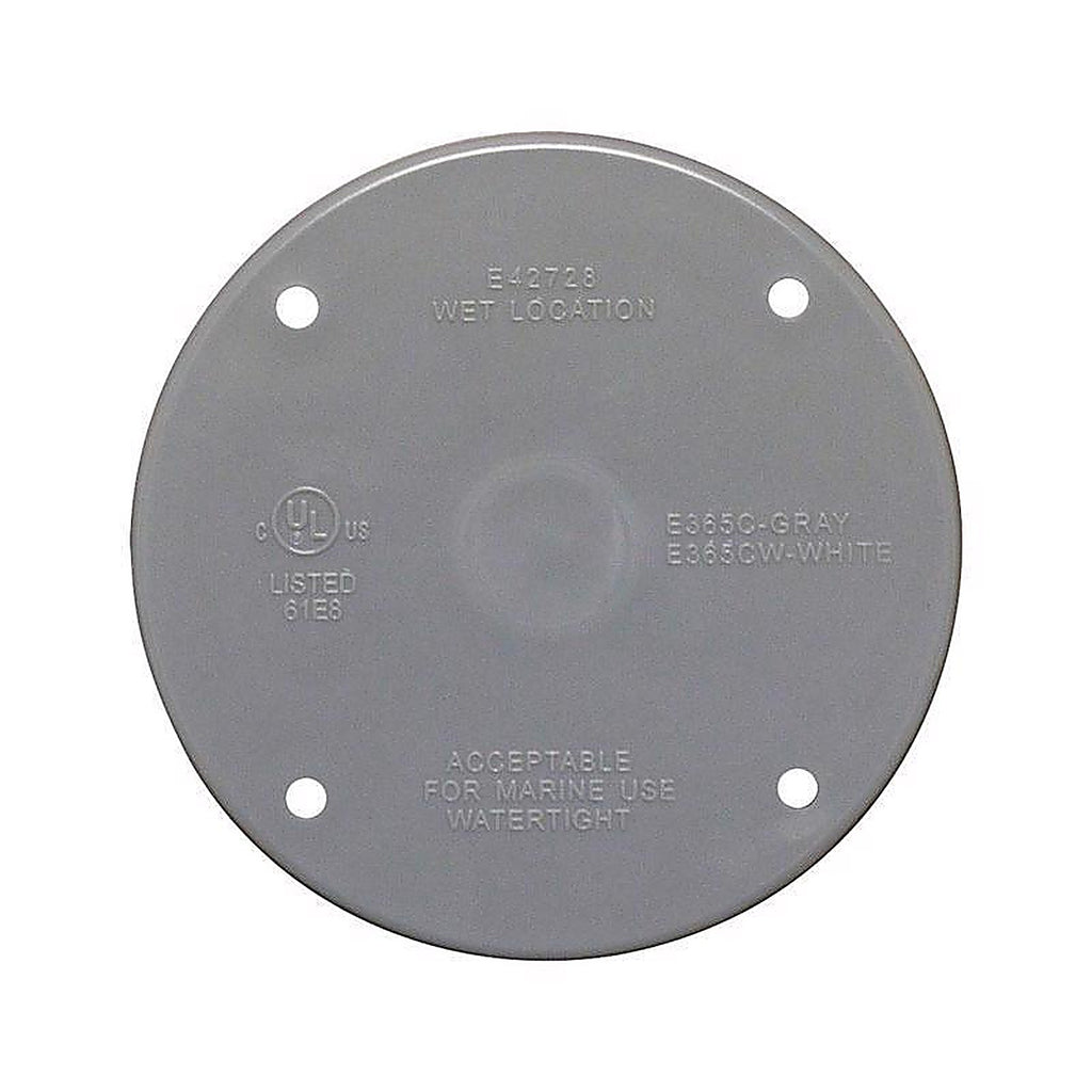 Sigma Electric - 14170 - Round Plastic Flat Box Cover For Wet Locations