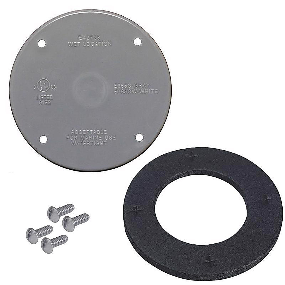 Sigma Electric - 14170 - Round Plastic Flat Box Cover For Wet Locations
