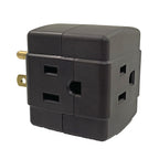 Projex - AB-26/01PRJ - Grounded 3 outlets Adapter 1 pk