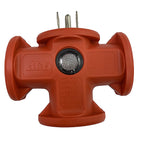 Projex - FA-848E/03BUPRJ - Grounded 3 outlets Triple Tap Adapter 1 pk