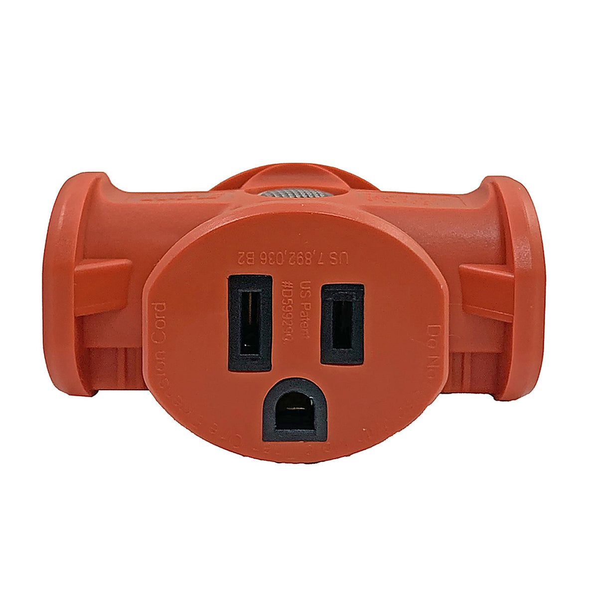 Projex - FA-848E/03BUPRJ - Grounded 3 outlets Triple Tap Adapter 1 pk