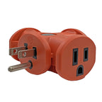 Projex - FA-848E/03BUPRJ - Grounded 3 outlets Triple Tap Adapter 1 pk